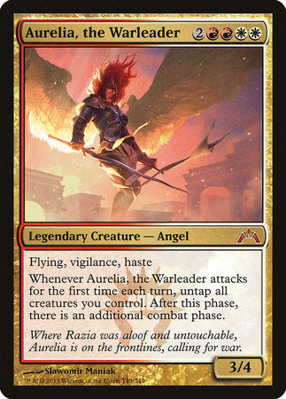 Aurelia, the Warleader [Gatecrash] | Black Swamp Games
