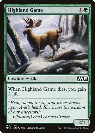 Highland Game [Core Set 2019] | Black Swamp Games