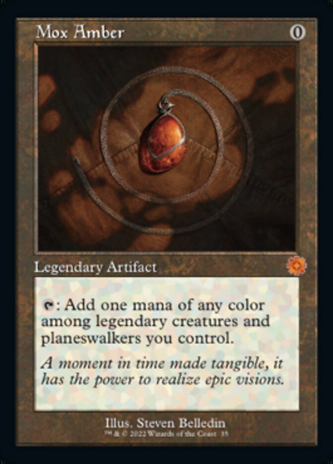 Mox Amber (Retro) [The Brothers' War Retro Artifacts] | Black Swamp Games