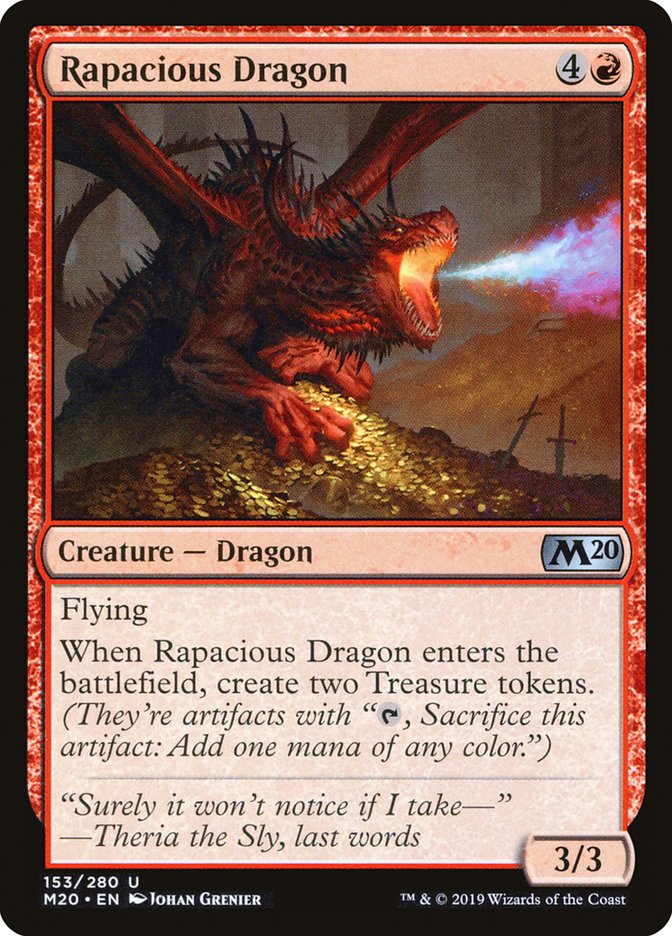 Rapacious Dragon [Core Set 2020] | Black Swamp Games