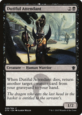 Dutiful Attendant [Dragons of Tarkir] | Black Swamp Games