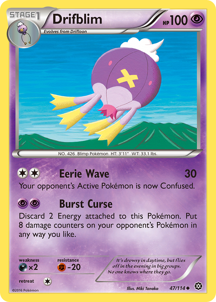 Drifblim (47/114) [XY: Steam Siege] | Black Swamp Games