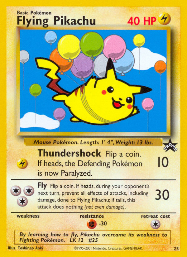Flying Pikachu (25) [Wizards of the Coast: Black Star Promos] | Black Swamp Games