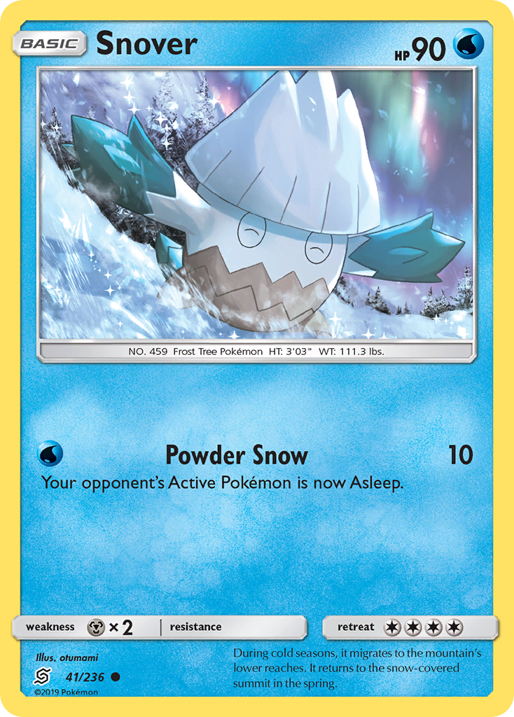 Snover (41/236) [Sun & Moon: Unified Minds] | Black Swamp Games