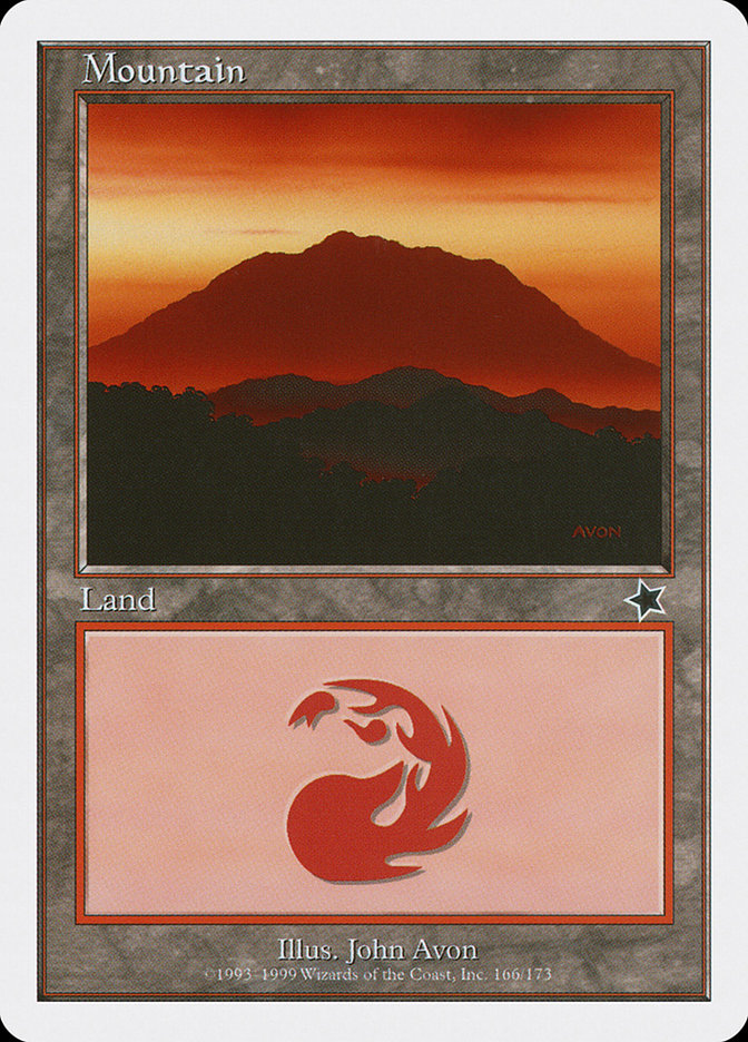 Mountain (166) [Starter 1999] | Black Swamp Games