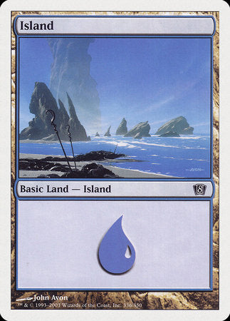 Island (336) [Eighth Edition] | Black Swamp Games