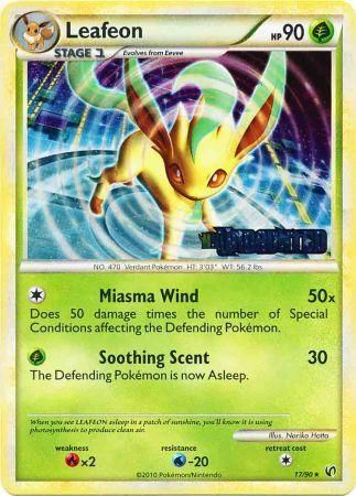Leafeon (17/90) (Prerelease Promo) [Nintendo: Black Star Promos] | Black Swamp Games