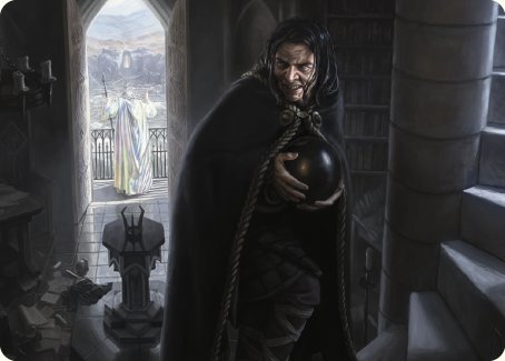 Grima, Saruman's Footman Art Card [The Lord of the Rings: Tales of Middle-earth Art Series] | Black Swamp Games