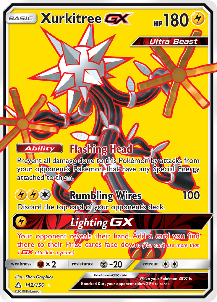 Xurkitree GX (142/156) [Sun & Moon: Ultra Prism] | Black Swamp Games