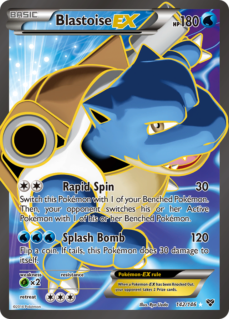 Blastoise EX (142/146) [XY: Base Set] | Black Swamp Games