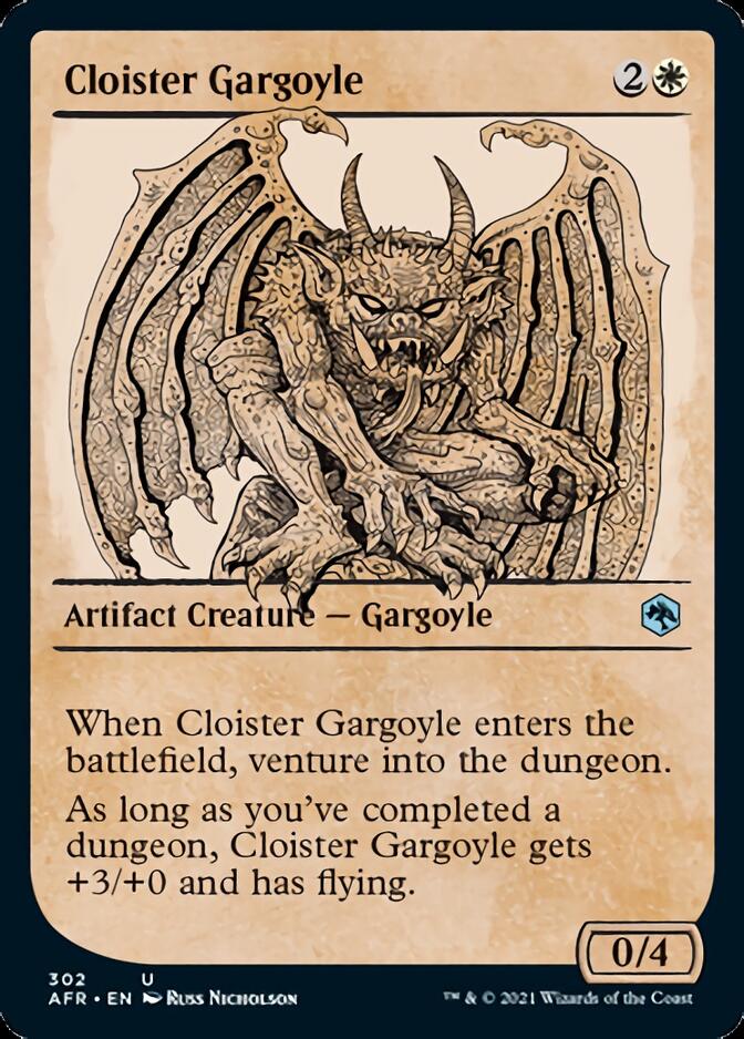 Cloister Gargoyle  (Showcase) [Dungeons & Dragons: Adventures in the Forgotten Realms] | Black Swamp Games