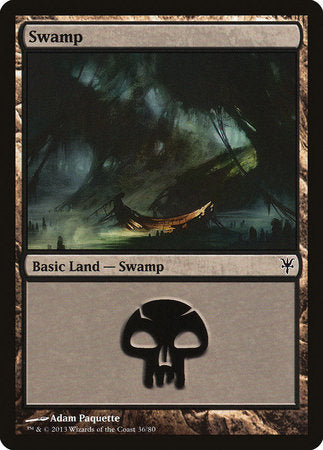 Swamp (36) [Duel Decks: Sorin vs. Tibalt] | Black Swamp Games