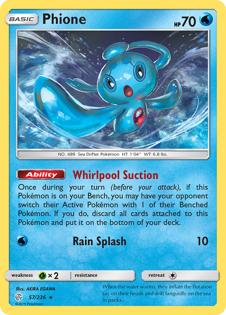 Phione (57/236) [Sun & Moon: Cosmic Eclipse] | Black Swamp Games