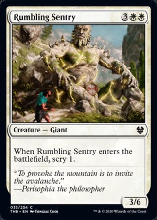Rumbling Sentry [Theros Beyond Death] | Black Swamp Games