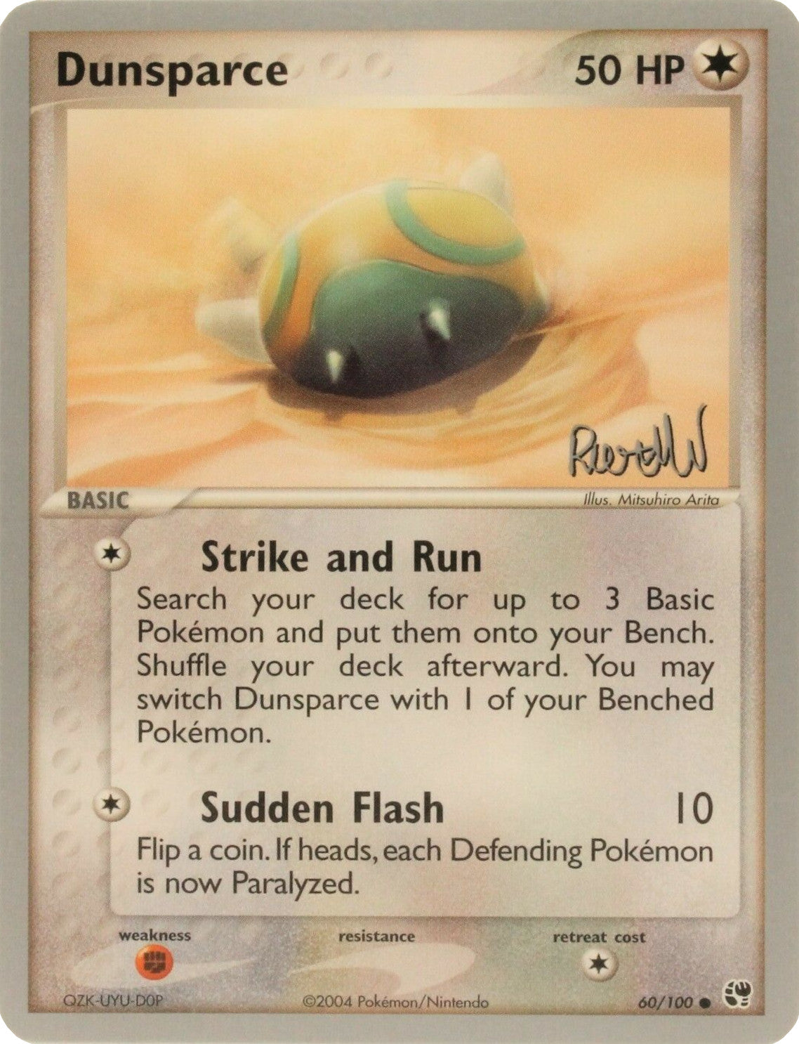 Dunsparce (60/100) (Rocky Beach - Reed Weichler) [World Championships 2004] | Black Swamp Games