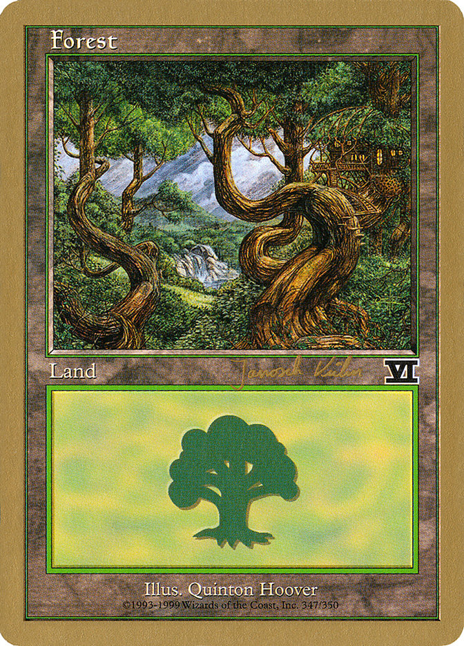 Forest (jk347) (Janosch Kuhn) [World Championship Decks 2000] | Black Swamp Games