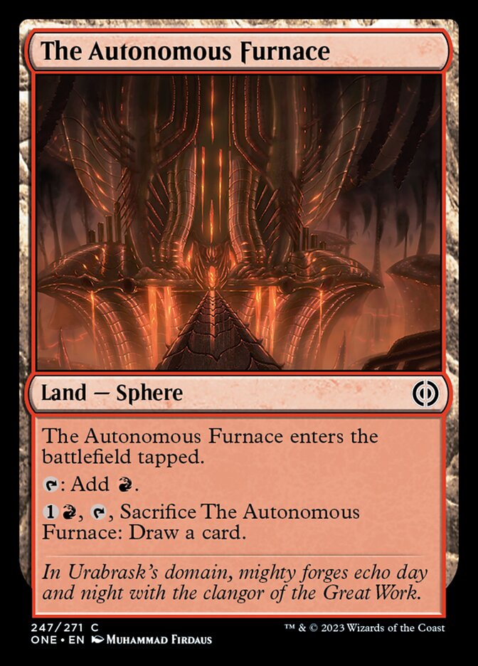 The Autonomous Furnace [Phyrexia: All Will Be One] | Black Swamp Games