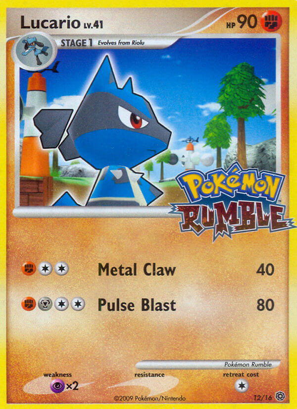 Lucario (12/16) [Pokémon Rumble] | Black Swamp Games