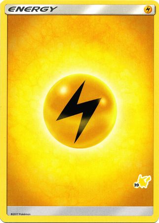 Lightning Energy (Pikachu Stamp #39) [Battle Academy 2020] | Black Swamp Games