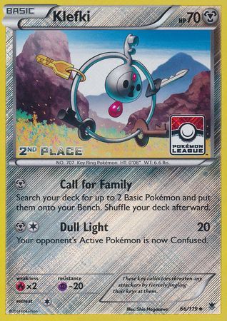 Klefki (66/119) (League Promo 2nd Place) [XY: Phantom Forces] | Black Swamp Games