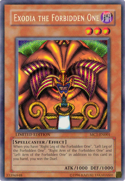 Exodia the Forbidden One [MC1-EN001] Secret Rare | Black Swamp Games