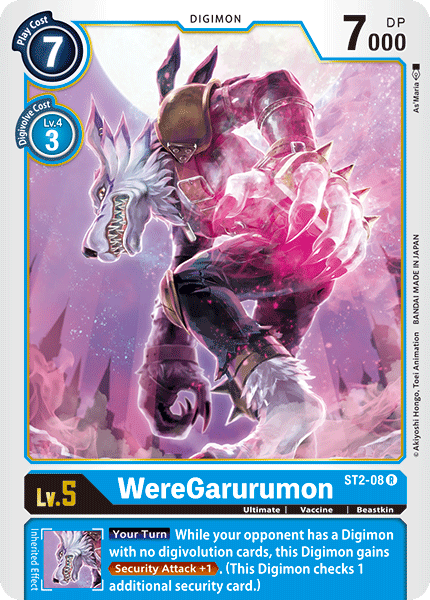 WereGarurumon [ST2-08] [Starter Deck: Cocytus Blue] | Black Swamp Games