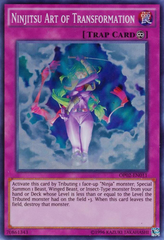 Ninjitsu Art of Transformation [OP02-EN011] Super Rare | Black Swamp Games