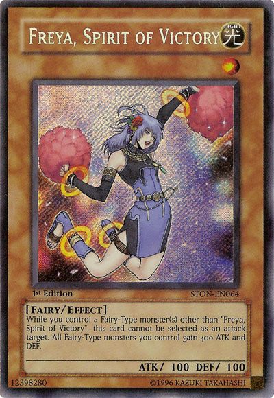 Freya, Spirit of Victory [STON-EN064] Secret Rare | Black Swamp Games