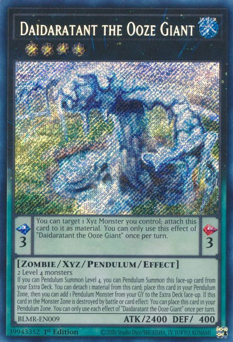 Daidaratant the Ooze Giant [BLMR-EN009] Secret Rare | Black Swamp Games