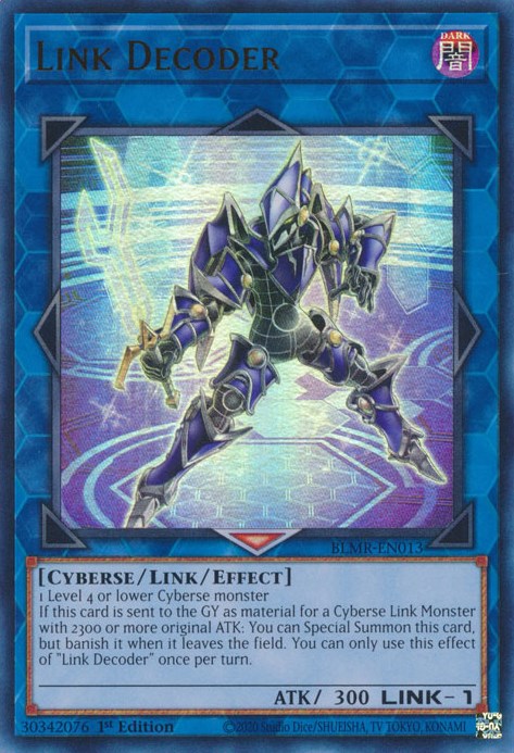 Link Decoder [BLMR-EN013] Ultra Rare | Black Swamp Games