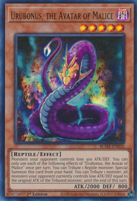 Urubonus, the Avatar of Malice [BLMR-EN020] Ultra Rare | Black Swamp Games
