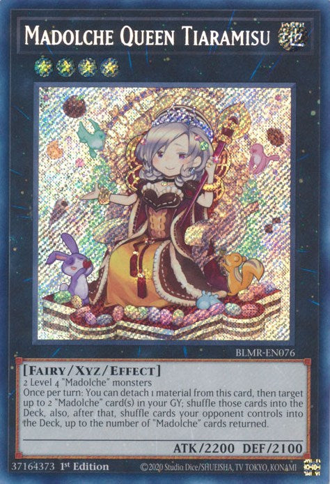 Madolche Queen Tiaramisu [BLMR-EN076] Secret Rare | Black Swamp Games