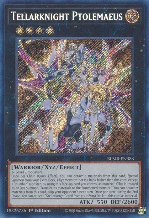 Tellarknight Ptolemaeus [BLMR-EN083] Secret Rare | Black Swamp Games