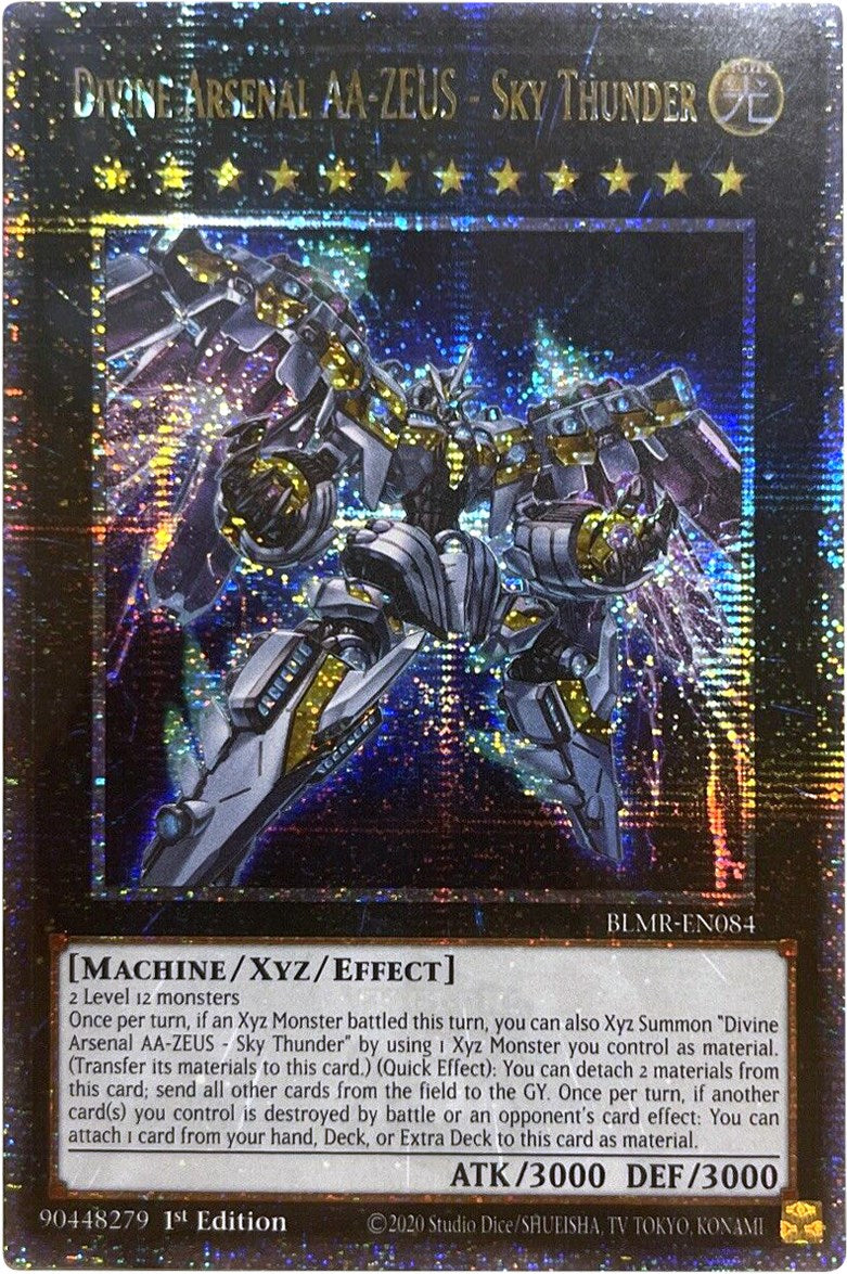 Divine Arsenal AA-ZEUS - Sky Thunder [BLMR-EN084] Quarter Century Secret Rare | Black Swamp Games