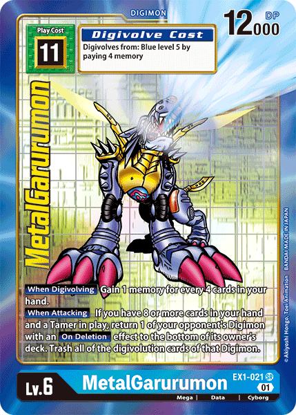 MetalGarurumon [EX1-021] (Alternate Art) [Classic Collection] | Black Swamp Games