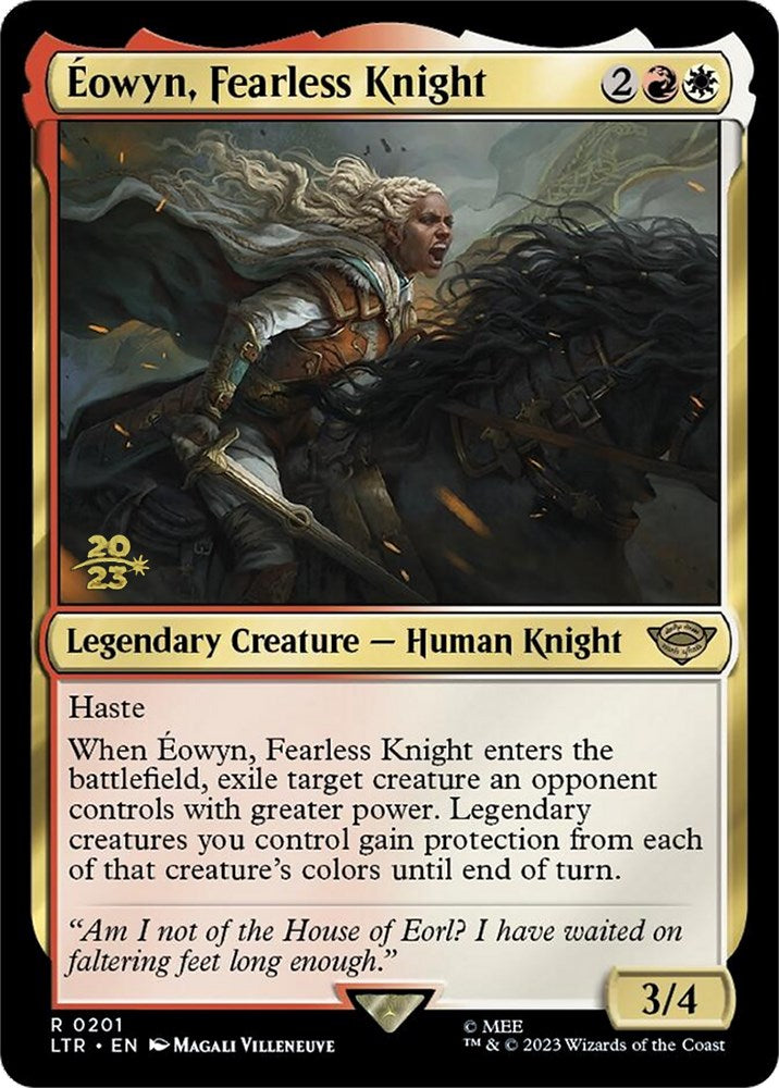 Eowyn, Fearless Knight [The Lord of the Rings: Tales of Middle-Earth Prerelease Promos] | Black Swamp Games