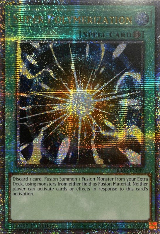 Super Polymerization [BLMR-EN089] Quarter Century Secret Rare | Black Swamp Games