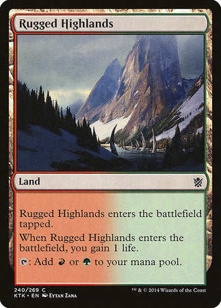 Rugged Highlands [Khans of Tarkir] | Black Swamp Games