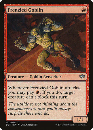 Frenzied Goblin [Duel Decks: Speed vs. Cunning] | Black Swamp Games