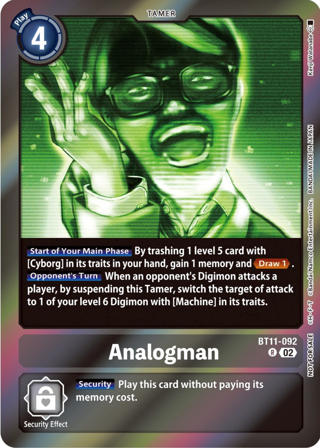 Analogman [BT11-092] (Event Pack 5) [Dimensional Phase Promos] | Black Swamp Games