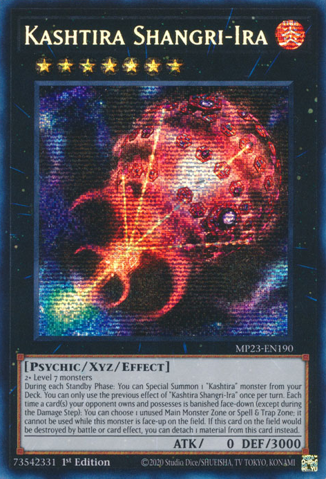 Kashtira Shangri-Ira [MP23-EN190] Prismatic Secret Rare | Black Swamp Games