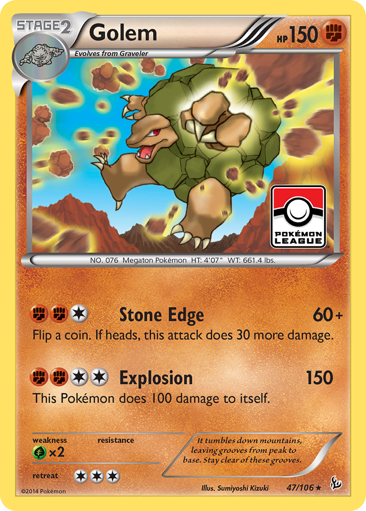 Golem (47/106) [XY: Flashfire] | Black Swamp Games