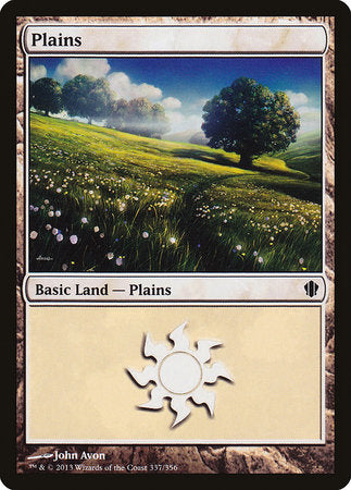 Plains (337) [Commander 2013] | Black Swamp Games