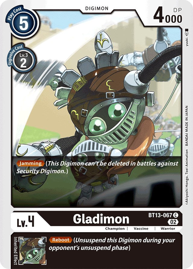 Gladimon [BT13-067] [Versus Royal Knights Booster] | Black Swamp Games