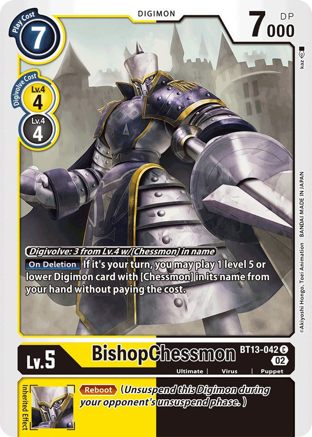 BishopChessmon [BT13-042] [Versus Royal Knights Booster] | Black Swamp Games