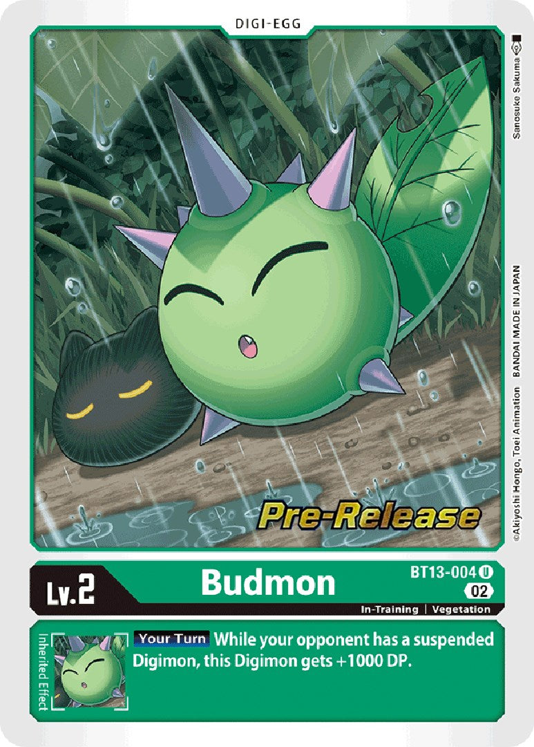 Budmon [BT13-004] [Versus Royal Knight Booster Pre-Release Cards] | Black Swamp Games