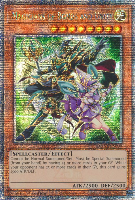 Magicians of Bonds and Unity [DUNE-EN000] Quarter Century Secret Rare | Black Swamp Games