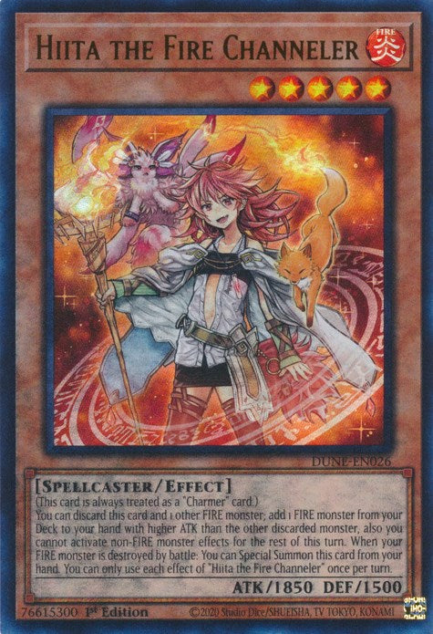 Hiita the Fire Channeler [DUNE-EN026] Ultra Rare | Black Swamp Games