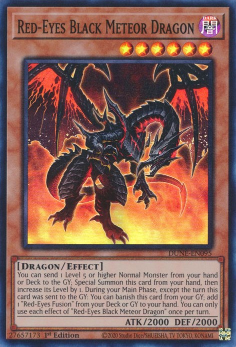 Red-Eyes Black Meteor Dragon [DUNE-EN095] Super Rare | Black Swamp Games