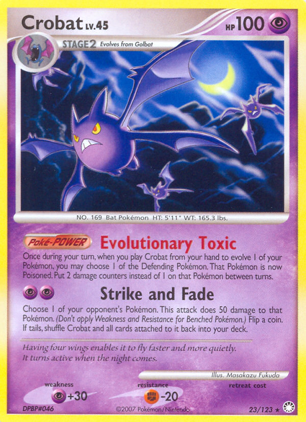 Crobat (23/123) [Diamond & Pearl: Mysterious Treasures] | Black Swamp Games